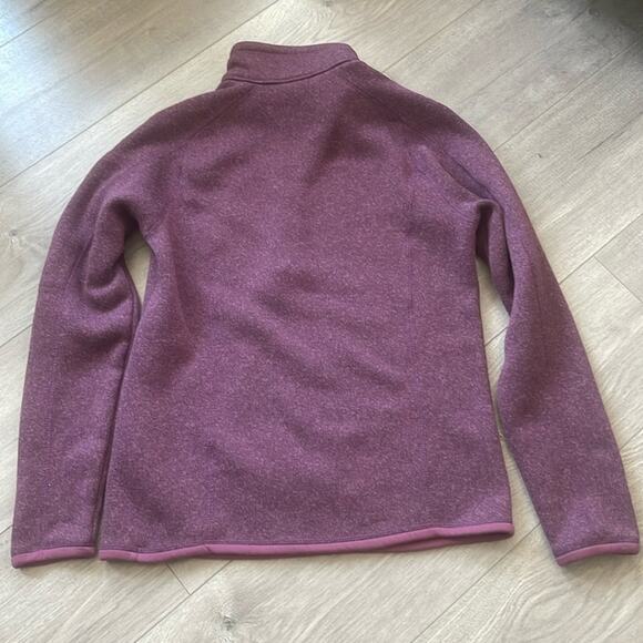 Patagonia Purple Quarter-Zip Fleece woman's Pullover sweater jacket - Picture 4 of 10